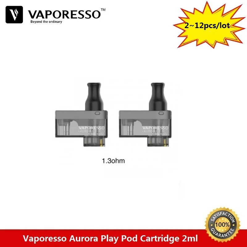 2 ~ 12 шт./лот оригинальный испаритель Aurora Play Pod картридж многоразовый мл Vape бак с