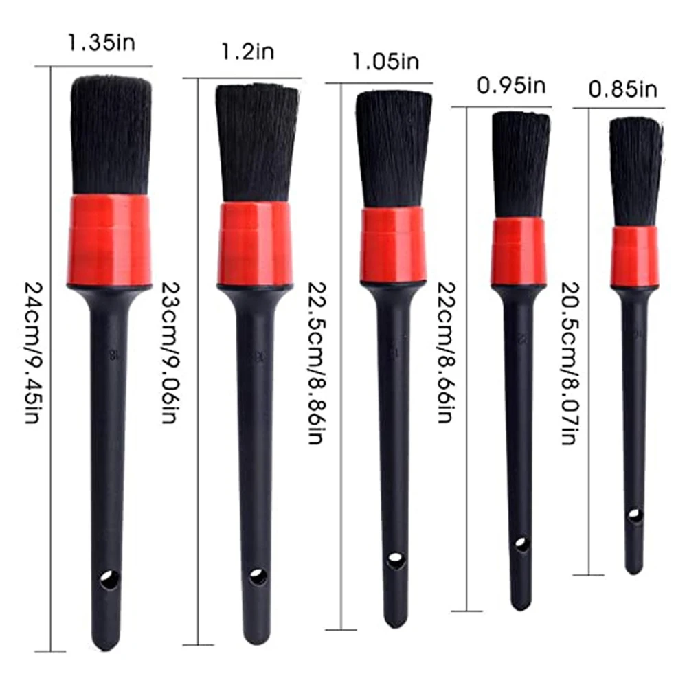 

13pcs Car Cleaning Detailing Brush Set Dirt Dust Clean Brush Car Motorcycle Interior Exterior Leather Air Vents Care Clean Tools