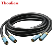thouliess hifi m1000i signal cabel hi end single crystal copper audio corld wire line rca interconnect audio cable