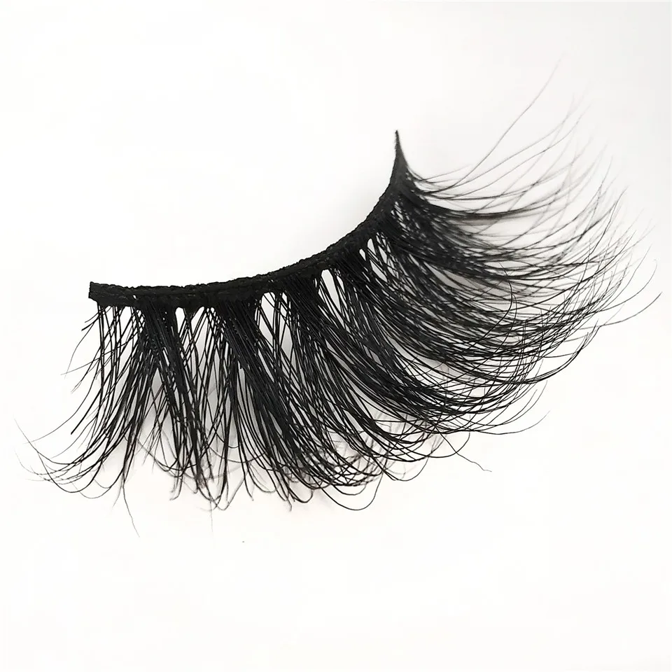 Ресницы из норки с красной сиреной 25 мм оптовая продажа мягкие длинные