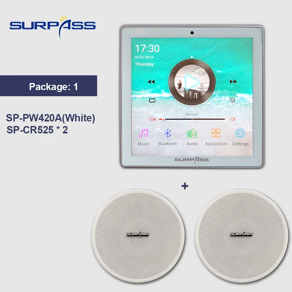 Система Android 7 1 мини-усилитель динамик Wi-Fi Bluetooth стереопроигрыватель Muisc