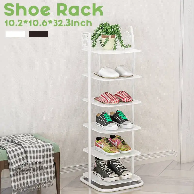 

Nordic Стиль 6-этажная металлическая полка для обуви Организатор обувь шкаф для обуви маленькая стойка для обуви небольшом пространстве для до...