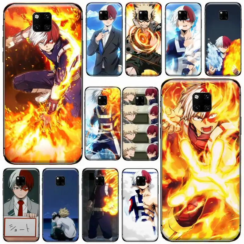 

Amine My hero academia Phone Case For Huawei Mate 9 10 20 Pro lite 20x nova 3e P10 plus P20 Pro Honor10 lite Cover Funda Shell