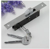 best sliding door aluminum alloy window locks anti theft safety wood gate floor lock with cross keys for furniture hardware