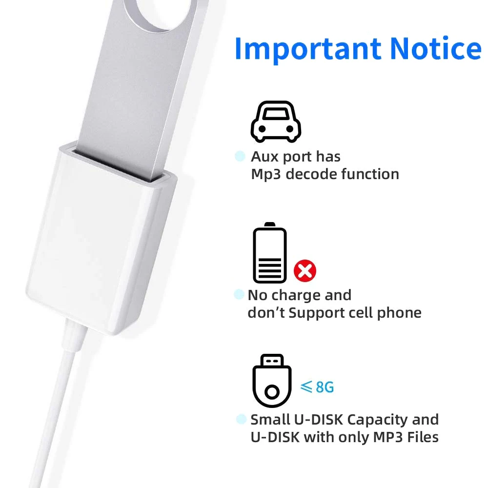 USB Aux аудио кабель адаптер 3 5 мм штекер для 2 0 Женский автомобильный конвертер шнур