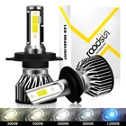 Светодиодные автолампы roadsun, лампы для головных фонарей H4, H7, H8, H11, H1, H3, H13, 9004, 9007, 9005, HB3, 9006, HB4, 12 В, 24 В, 6000K, 8000K