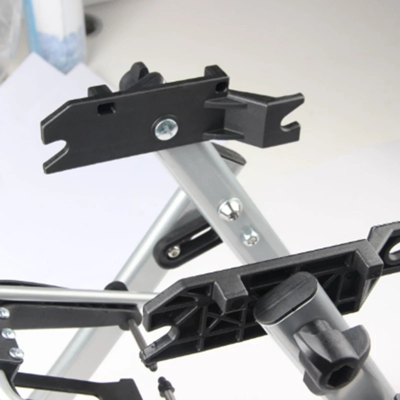 

Bike Tire Truing Stand Foldable Home Mechanic Truing Stand Professional Bicycle Rim Maintenance Tool