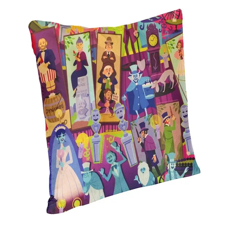 Retro Mansion Collage Cushion Cover Halloween Happy Haunted Throw Pillow Case for Car Fashion Pillowcase Home Decorative | Дом и сад