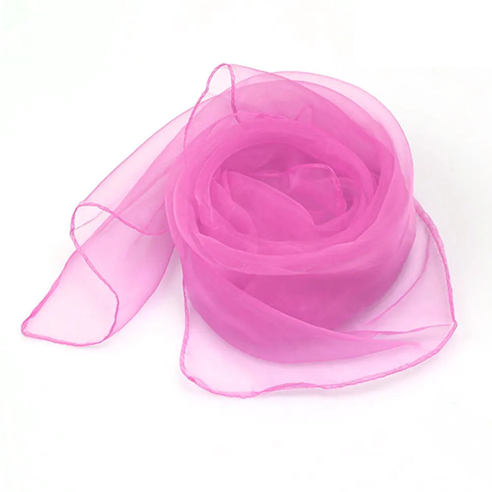 

20pcs/pack Kids Dance Juggling Scarves Magic Tricks Early Education Square Children Performance Toy Silk Belly For Baby Gift