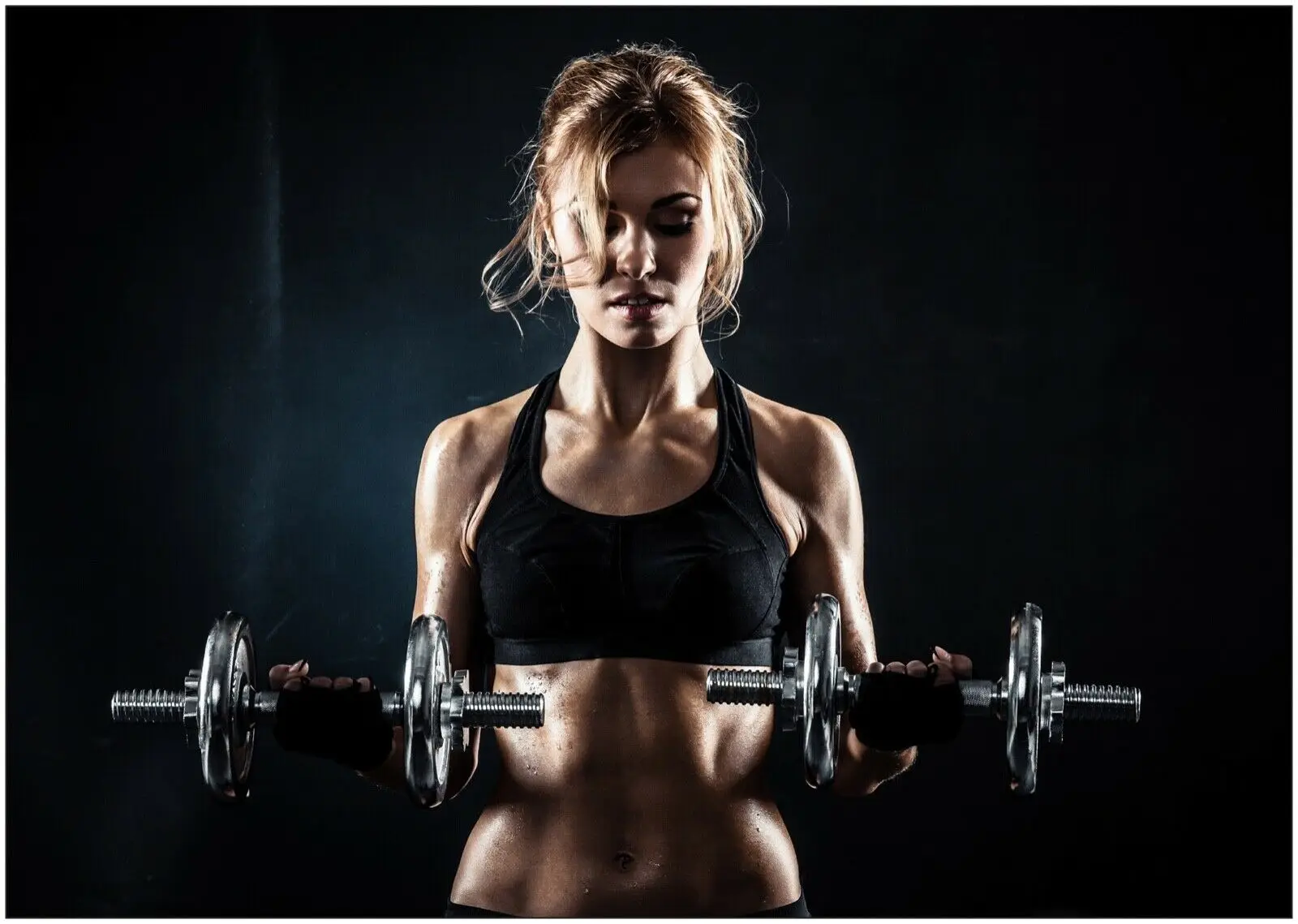 Спортивная фотография для девушек искусство шелковая картина 24x36 дюймов | Дом и