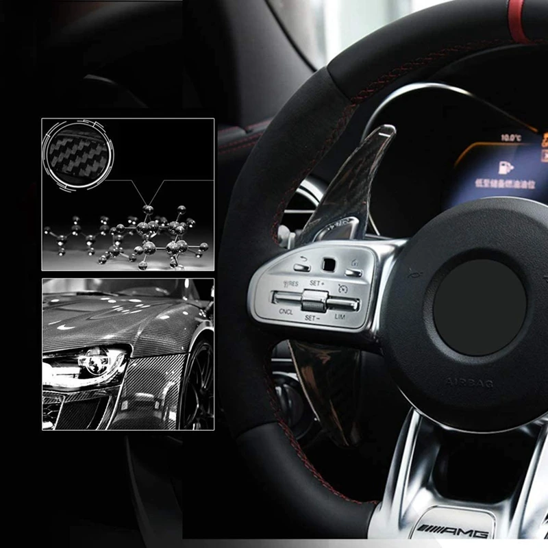 Автомобильный удлинитель переключения передач на руль из углеродного волокна