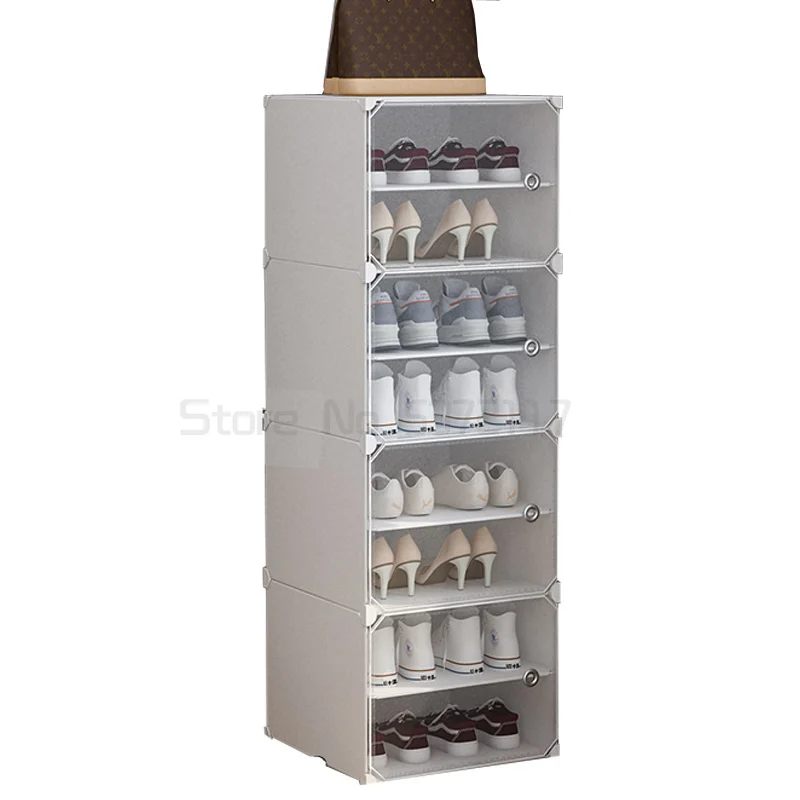 

Shoe rack simple household door large capacity economic dustproof shoe cabinet storage rack
