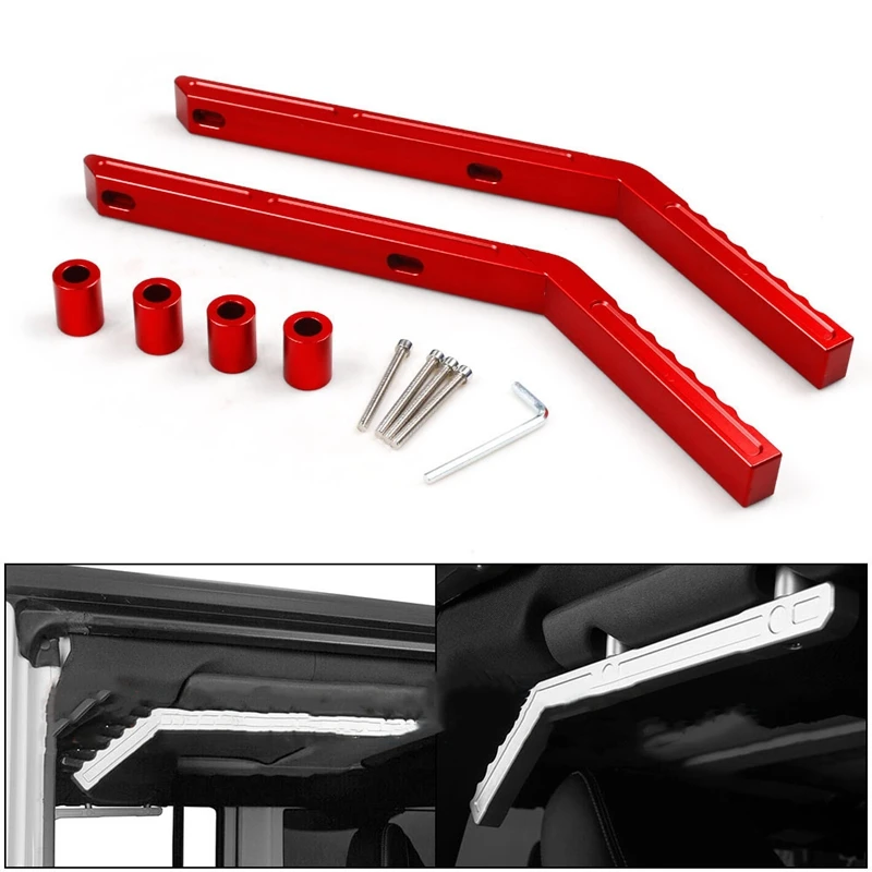 

Rear Grab Handles Grip Bar CNC Aluminum for Jeep Wrangler JK 2007-2018