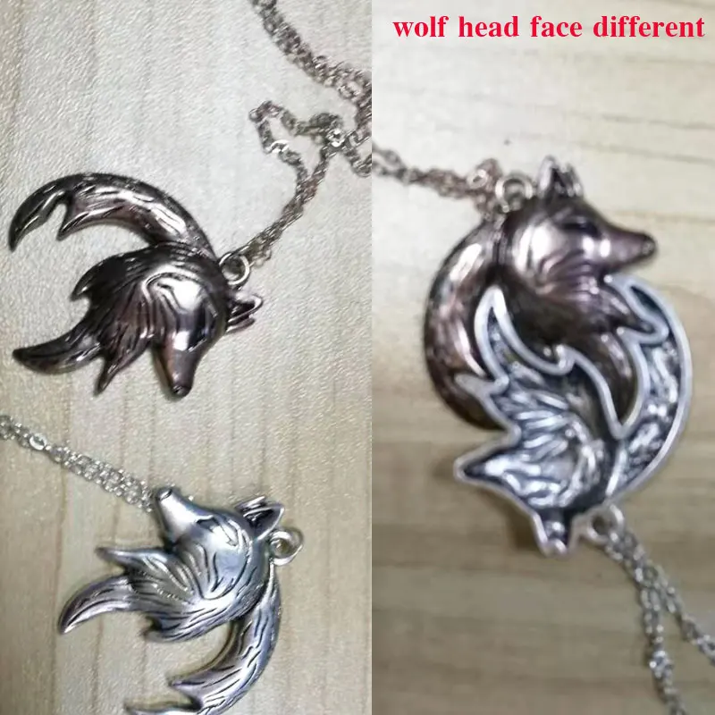 Длинное ожерелье с волчьей головой Янь Инь надписью Best Friends двойные ожерелья и