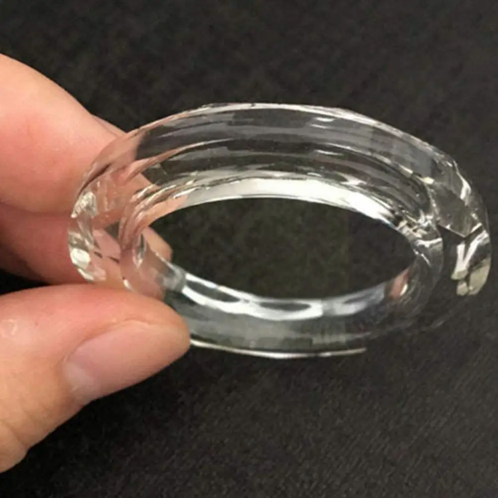 

1PCS 50mm Handing Ring Chandelier Glass Crystals Lamp Parts Ring Circle Crystal Crystals Handing Lamp Glass Light Prisms Pr X8S4