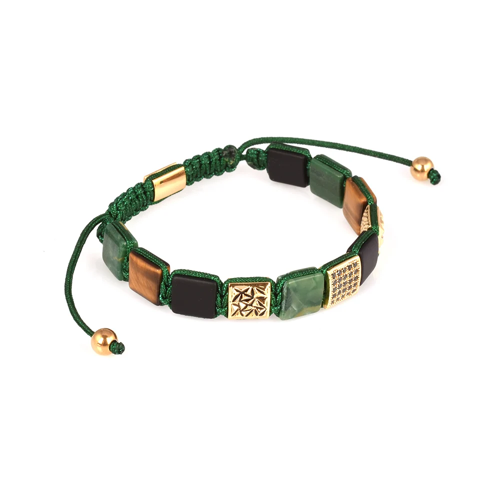 Томас пользовательские ювелирные изделия мужской браслет квадратный