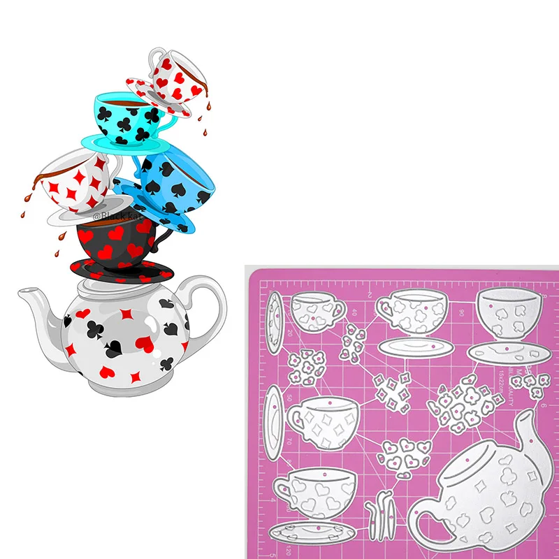 5-слойная многослойная кофейная чашка Птичье гнездо металлические Вырубные