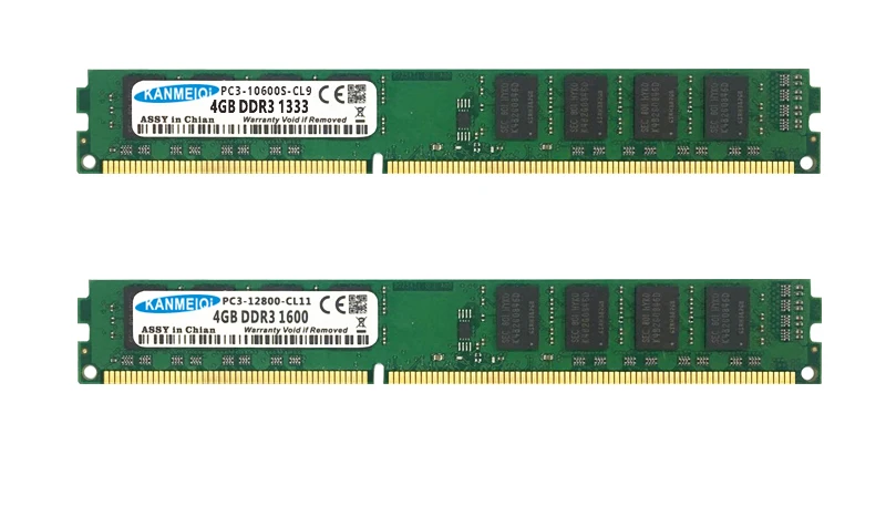 KANMEIQi ram ddr3 8GB(2pcsX4GB) 1333/1600MHz PC3 Desktop Memory 240pin 1.5V New dimm