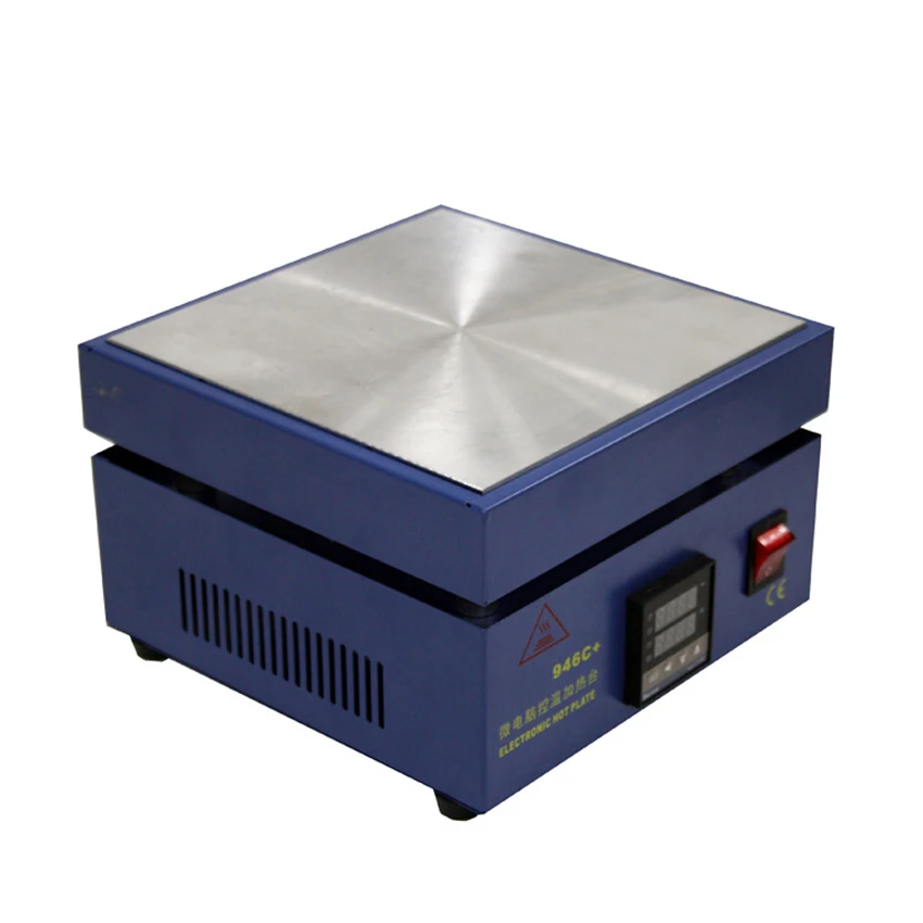 

600W 946C Electronic Hot Plate Preheat Digital Preheating Station 200x200mm For PCB SMD Heating Led Lamp Desoldering 110V/220V