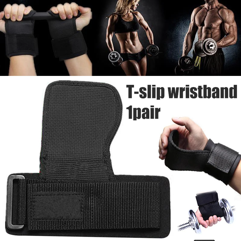 

Hand Grips Gymnastics Gloves for Power Weight Lifting Workout Bodybuilding Wrist Support MC889