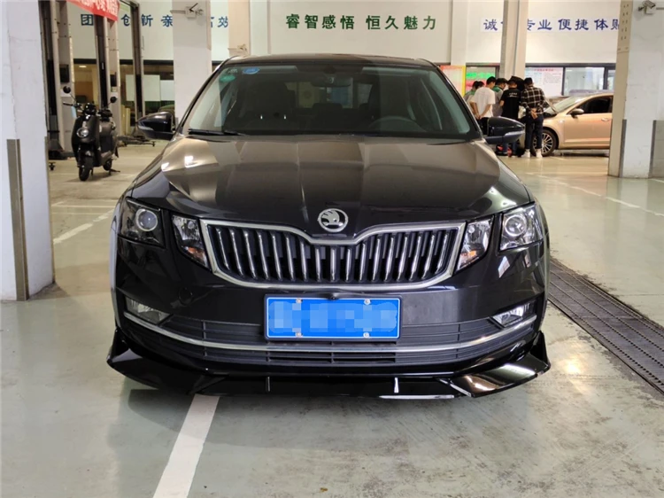Для Skoda Octavia 2018 2019 переднего бампера комплект Диффузор тела спойлер для задней