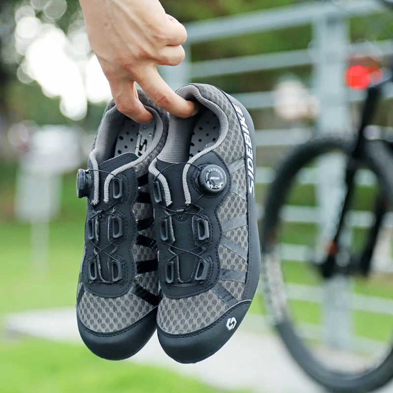 Sidebike/Обувь для горного велосипеда, нескользящая обувь для отдыха, для шоссейного велосипеда, обувь для велоспорта для мужчин и женщин, Ультралегкая, 565 г, дышащая, нескользящая