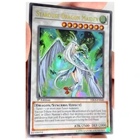 yu gi oh stardust dragon maiden english golden names diy toys hobbies hobby collectibles game collection anime cards