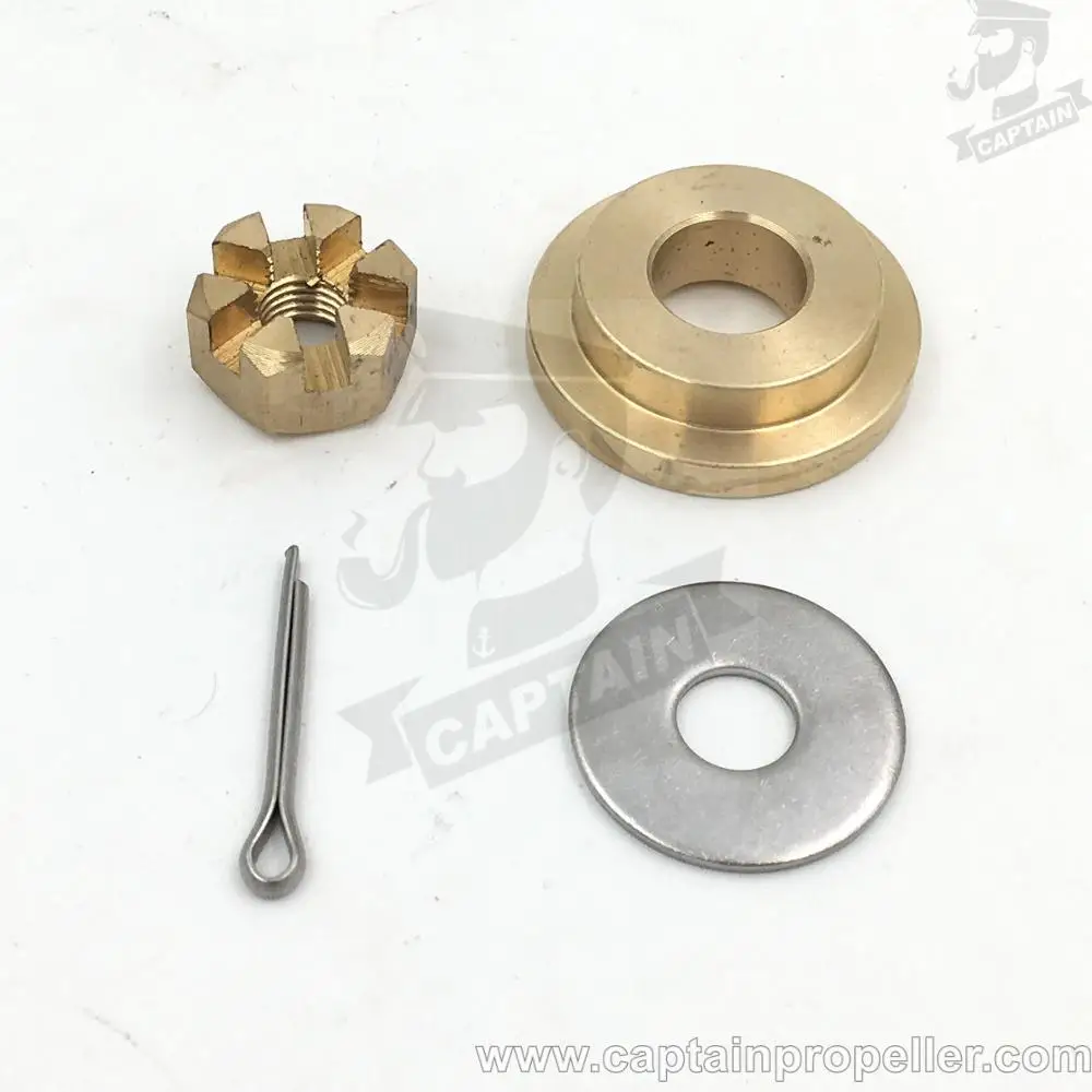 

Captain Propeller Hardware Kits Fit Yamaha Outboard 9.9HP F9.9 15HP F15C F15 F20 Thrust Washer/Spacer/Washer/Nut/Cotter Pin