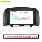Автомобильная аудиосистема FEELDO, рама 9 дюймов для приборной панели Hyundai NF Sonata, 2Din, DVD-плеер