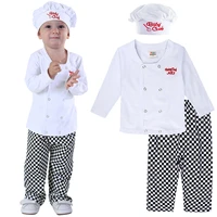 baby chef costume set infant halloween fancy dress outfit toddler cosplay pilot skeleton pumkin carnival party clothes 3pcs
