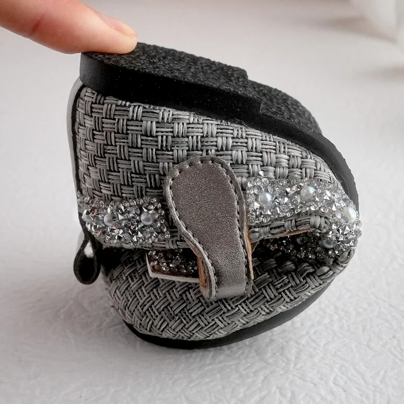 

Autumn Children Princess Party Shoes Butterfly Lady Shoes Breathable Soft Sole Bling Bowknot Toodelr Girls Comfortable Shoes