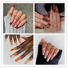 24 шт., пластырь для ногтей Инь Янь