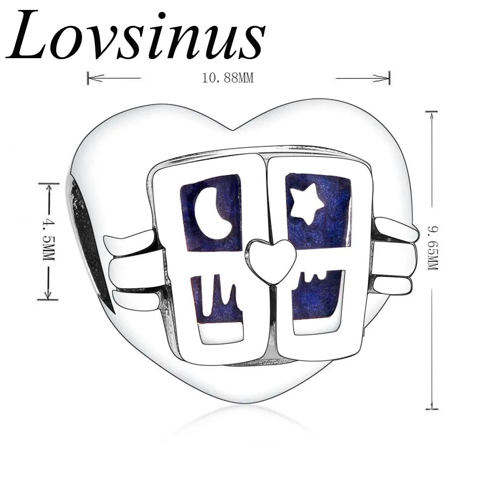 Подходит для оригинальных европейских шармов браслетов из настоящего 925 пробы