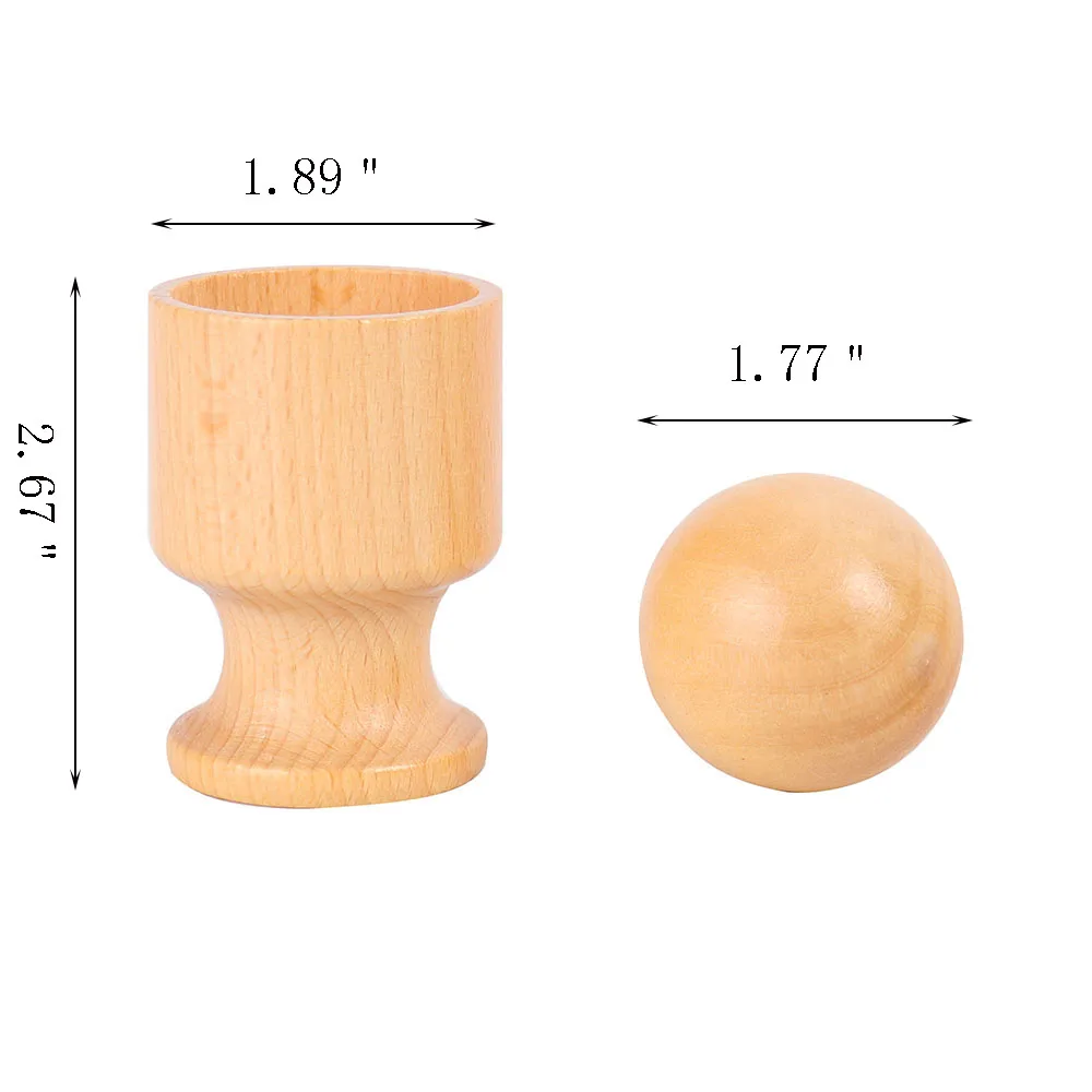 3d предметы Монтессори с подносом (мяч чашкой яйцо и кубом коробкой)|baby toys