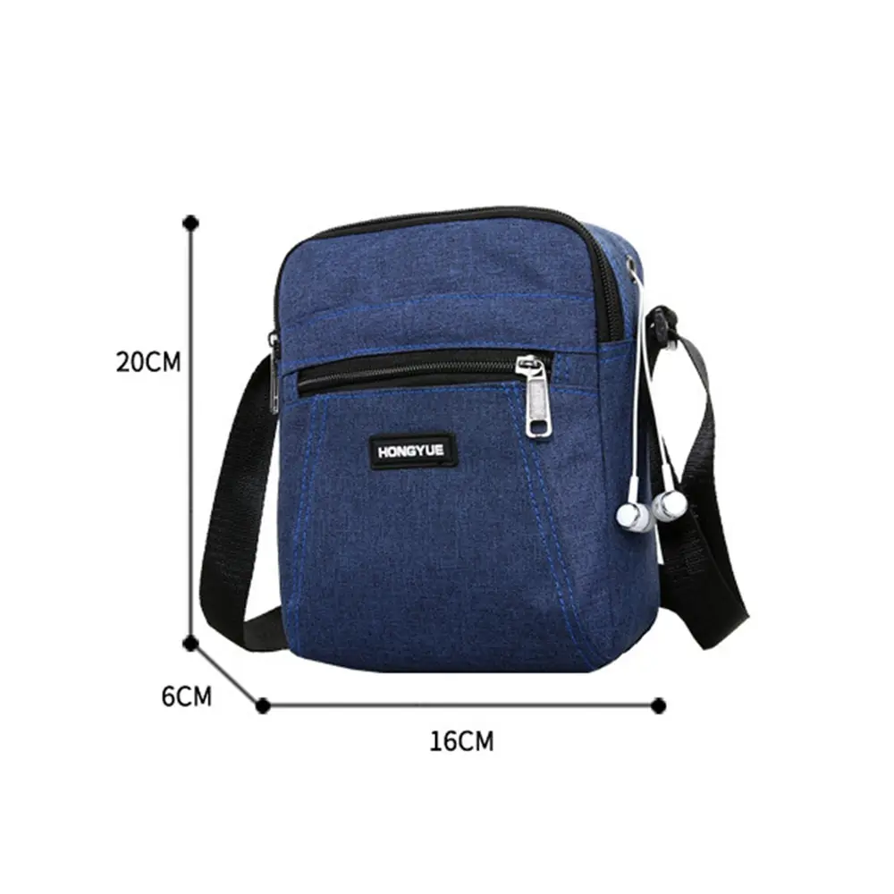 

Men Phone Bags Diagonal Mini Shoulder Multi-Function Mobile Phone Bag Sports Bag Fashion Wide Shoulder Bags