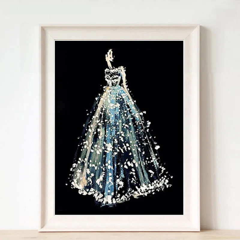 50*60 см украшение для девочки Алмазная картина модели DIY полная дрель вышивка