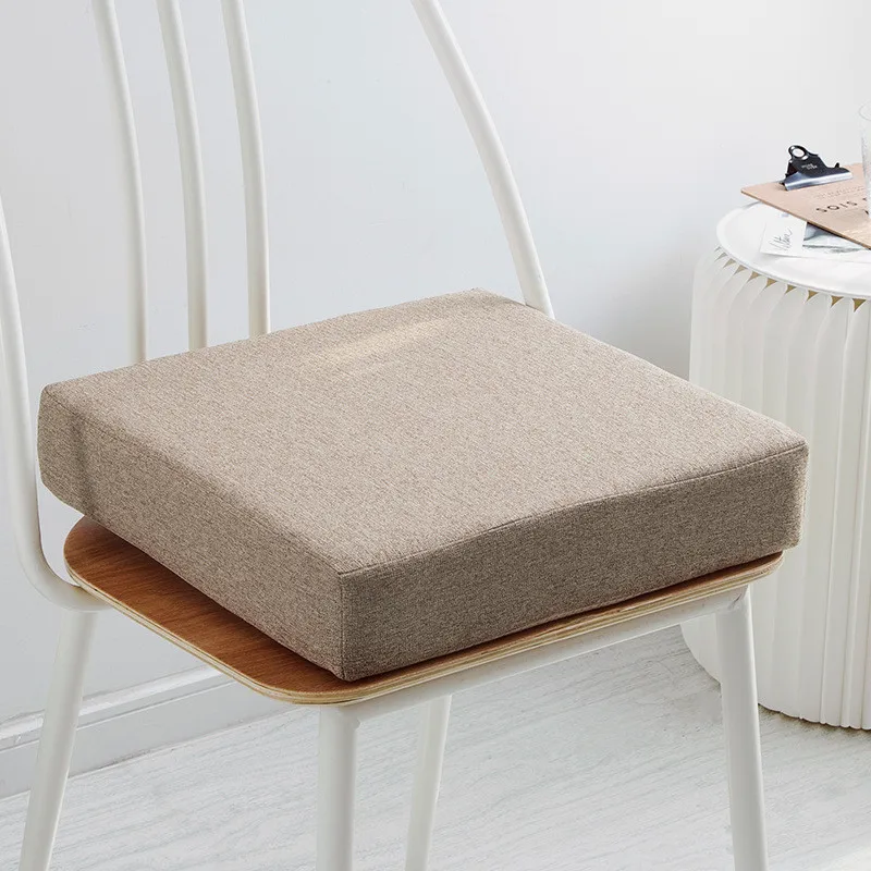 

Fashion Linen cushion 35D high density foam cushion solid wood sofa cushion Floor cushion Pillow thickened chair cushion