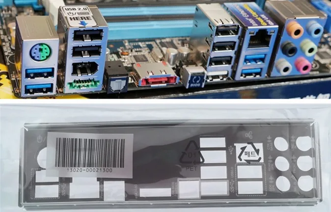 

Новая задняя панель I/O для материнской платы P9X79, бесплатная доставка