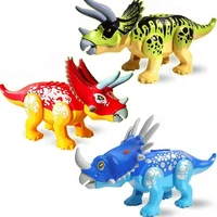 jurassic world 2 dinosaur building blocks triceratops dinosaur action figures bricks toys gift compatible brands
