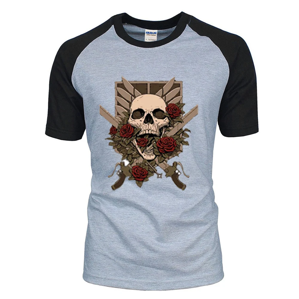 

Футболки с аниме «атака на Титанов» последний сезон, футболка с коротким рукавом, летняя футболка, винтажные мужские футболки в стиле Харад...