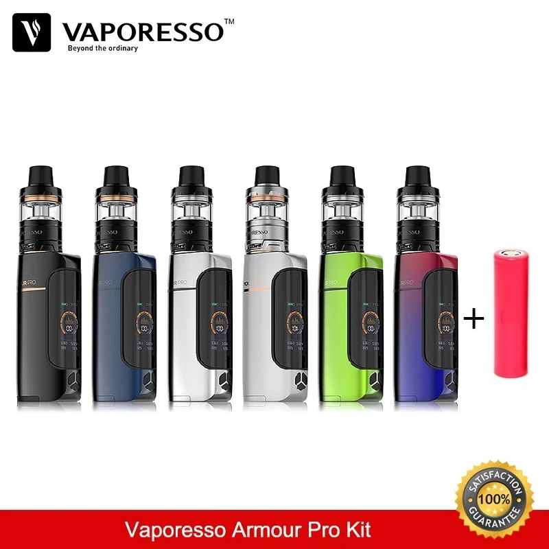 Оригинальный Vaporesso Armour Pro Kit 100 Вт TC Box Mod Vape 5 мл с каскадным детским резервуаром Vaper