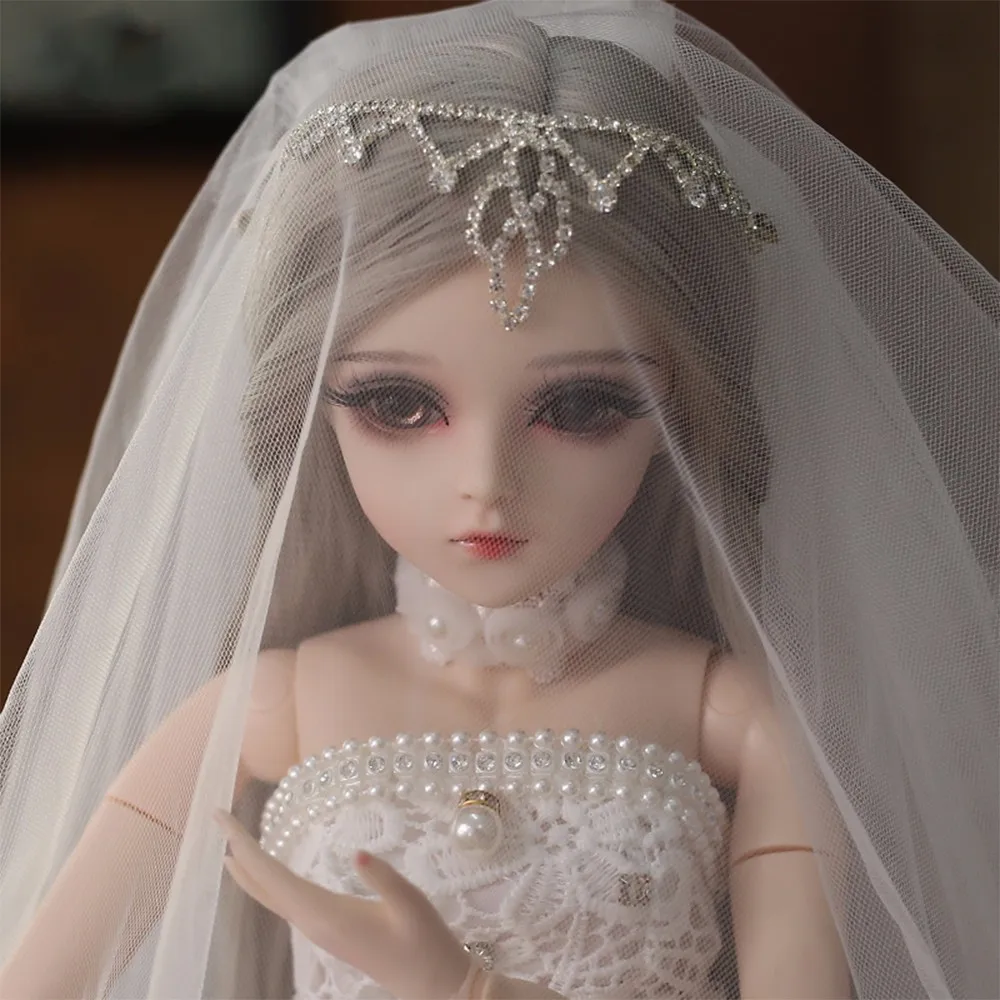 

VICIVIYA 1/3 BJD Doll 60CM 18 Ball Joints Dolls Reborn Exchangeable Eyes Toys Makeup Shop Doris Doll Wedding girls Birthday Gift