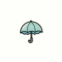 cartoon umbrella shirt brooch vintage lapel pins for women cute acrylic jewelry badges scarf buckle jeans clothes accessories