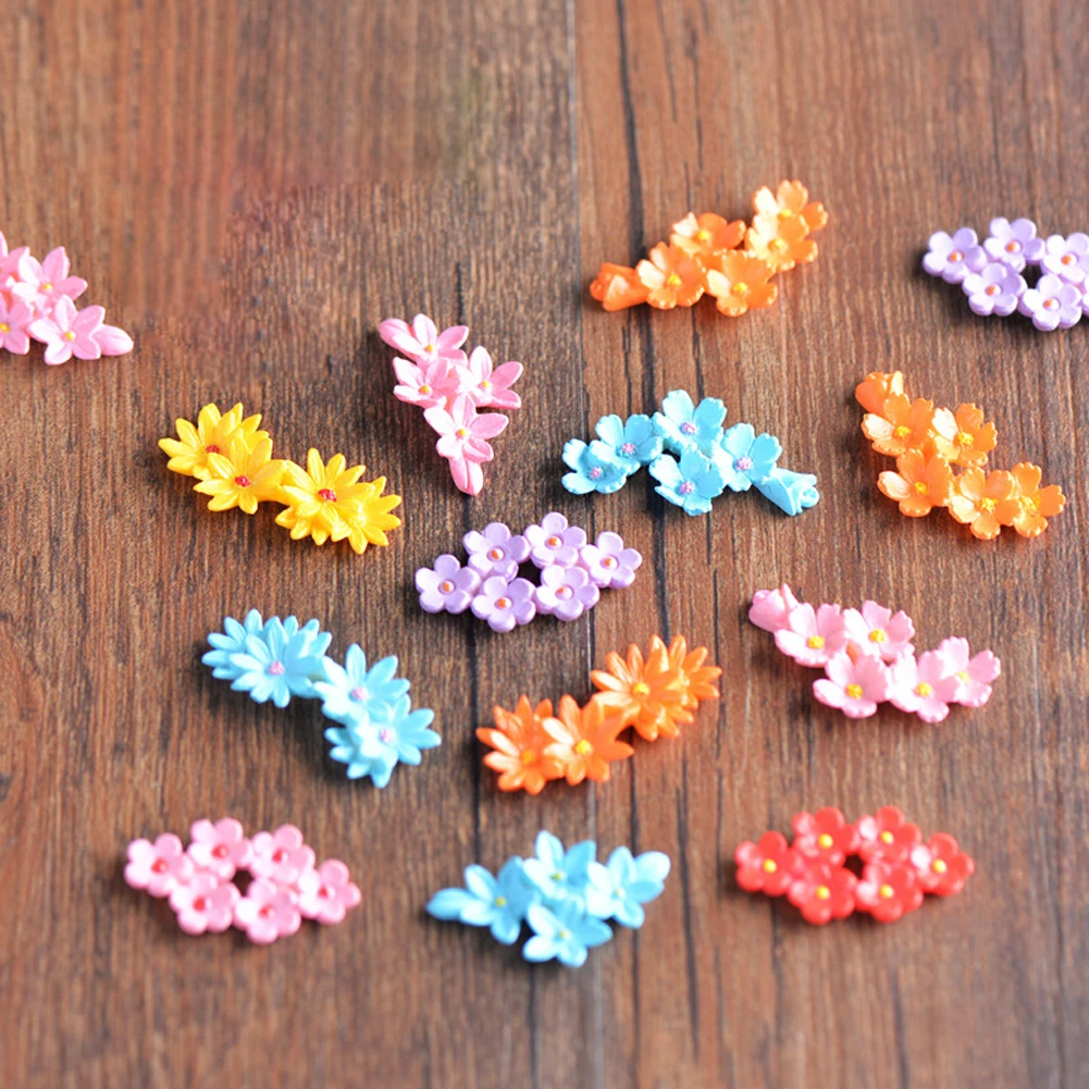 

10Pcs Miniature Flower Moss Bonsai DIY Crafts Fairy Garden Landscape Decor