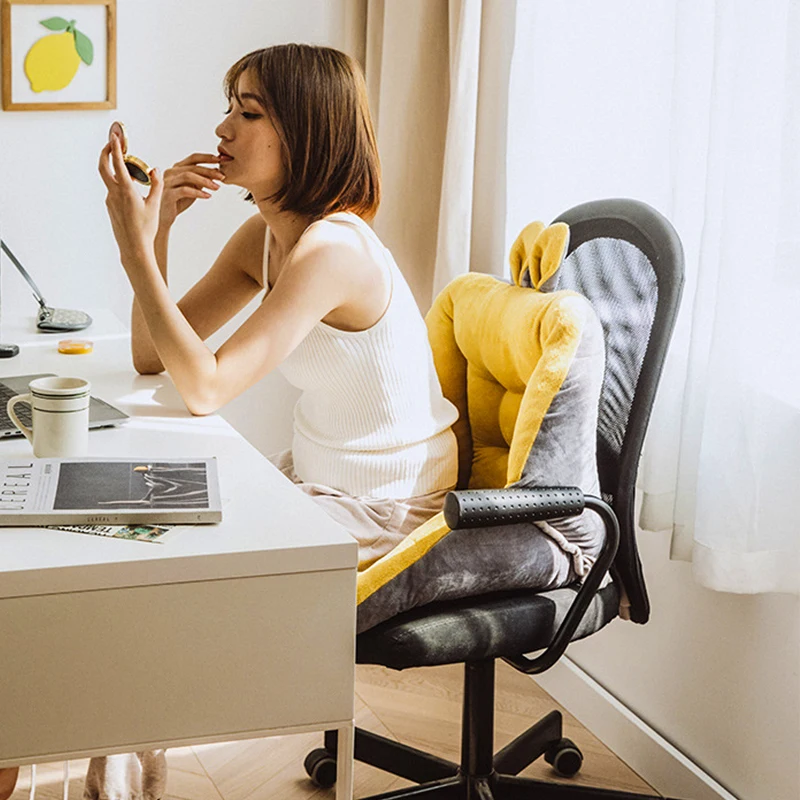 Comfort Semi-Enclosed Seat Cushion for Armchair Office Chair Dinning Desk Sofa Seats Backrest Home Bedroom Floor Pad Decor | Дом и сад