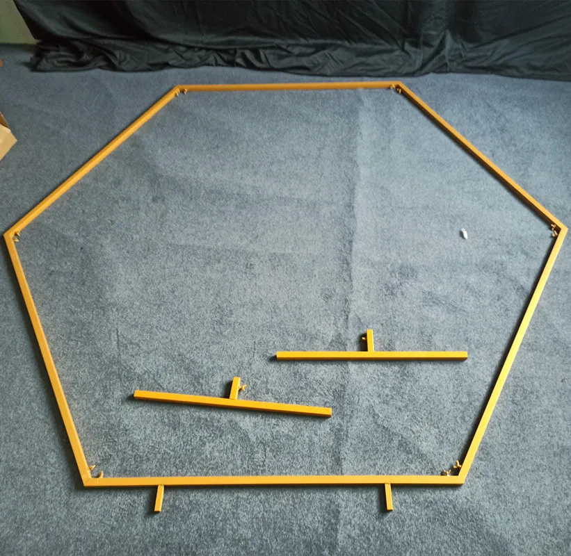 Шестиугольная АРКА кованая свадебное украшение для вечеринки фон свадебный