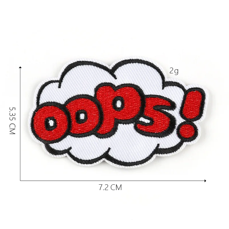 1-PCS-H-5 POW одежда с надписями нашивки для полос OPPS текст одежда наклейки Утюг на мантре аппликации спортивные слова вышивка значки@ G - Цвет: 1-PCS-H-5