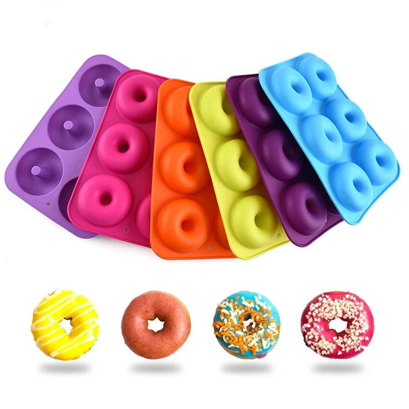 

Silicone Doughnut Mold Baking Cake Silicone Mold Diy Baking Oven Mold Kitchen Supplies