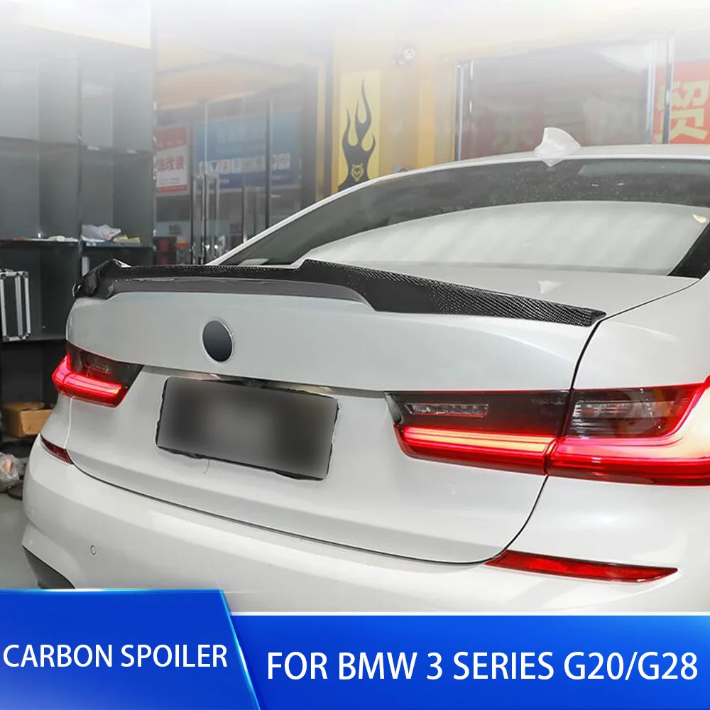 Спойлер для заднего багажника из углеродного волокна губа крыла BMW 3 серии G20 G28 320