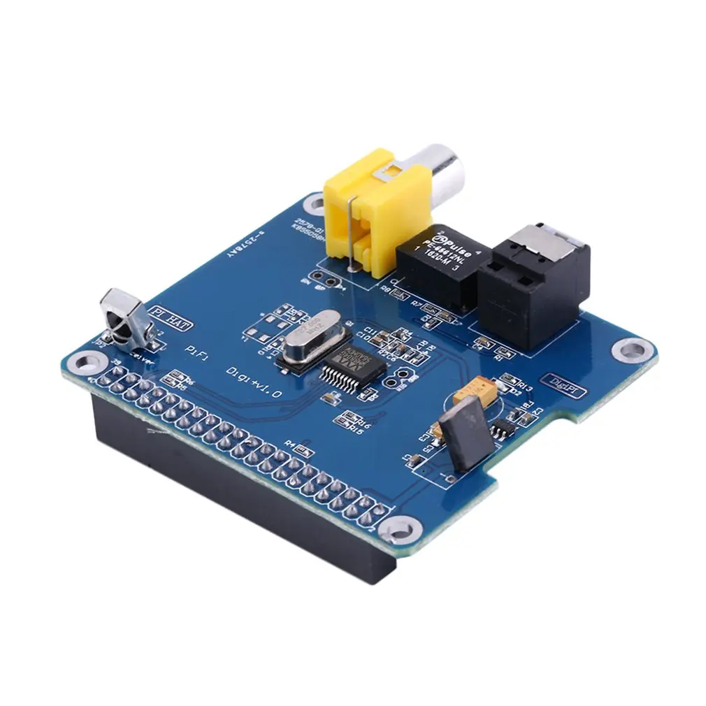 

For Raspberry Pi 3/2B HIFI DiGi Digital Sound Card I2S Digital Audio Expansion Board Optical Fiber Module Expansion Board